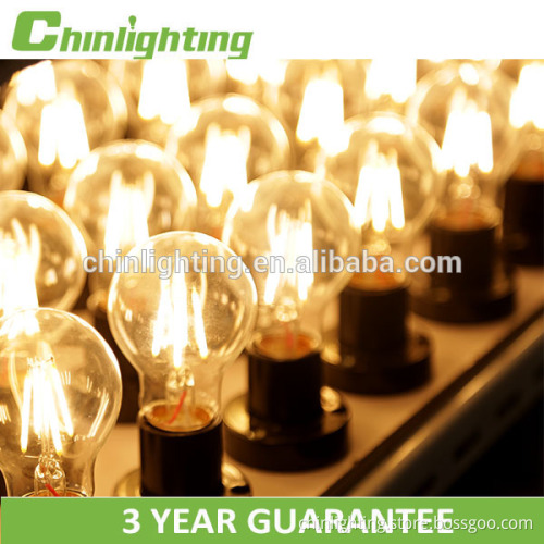 LED UL Listed A19 E27 2W/4W/6W/8W Dimmable LED Filament Bulb